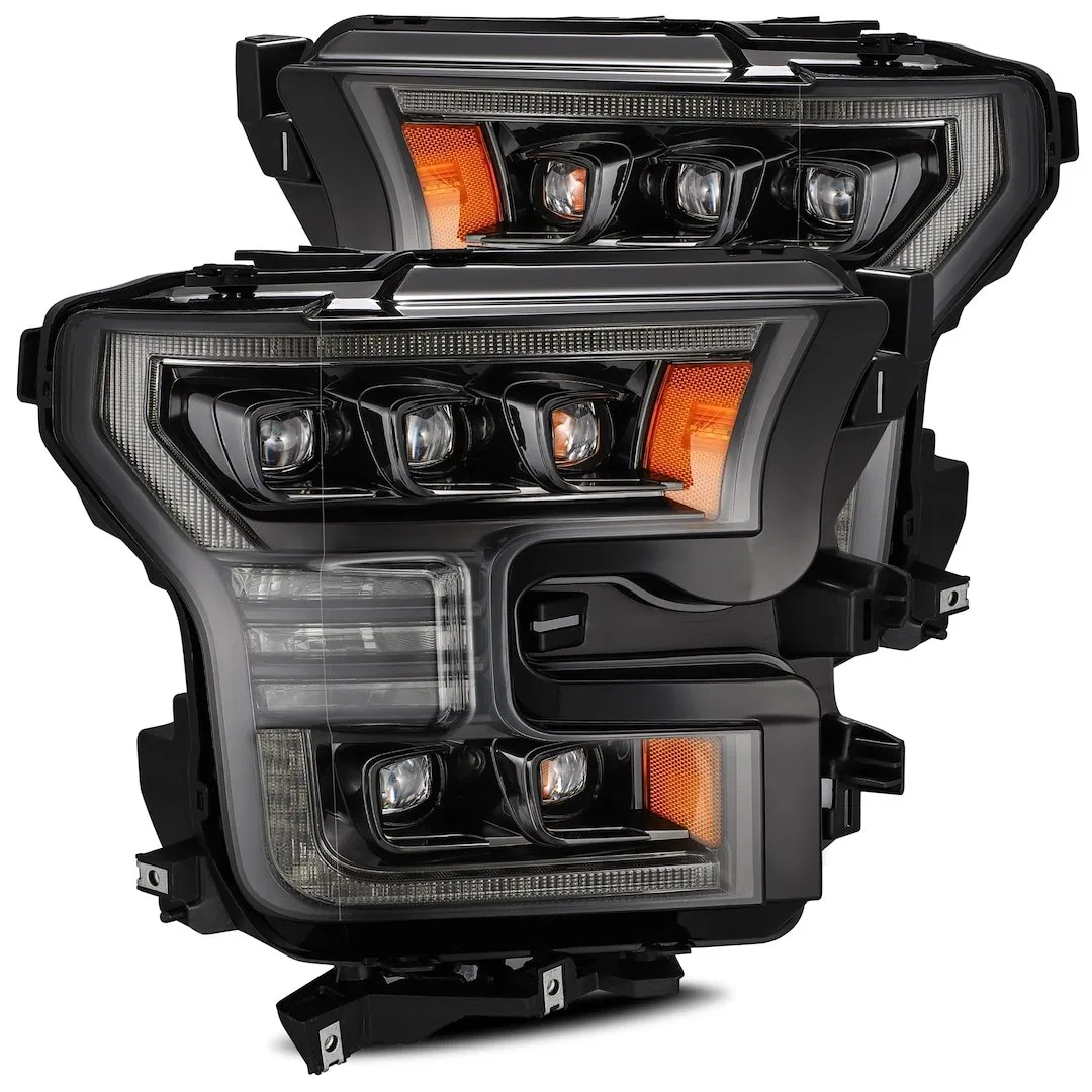 880163 – ALPHAREX USA Headlight Assembly, LED Bulb Projector Beam With White Switchback Daytime Running Light/ Amber ...